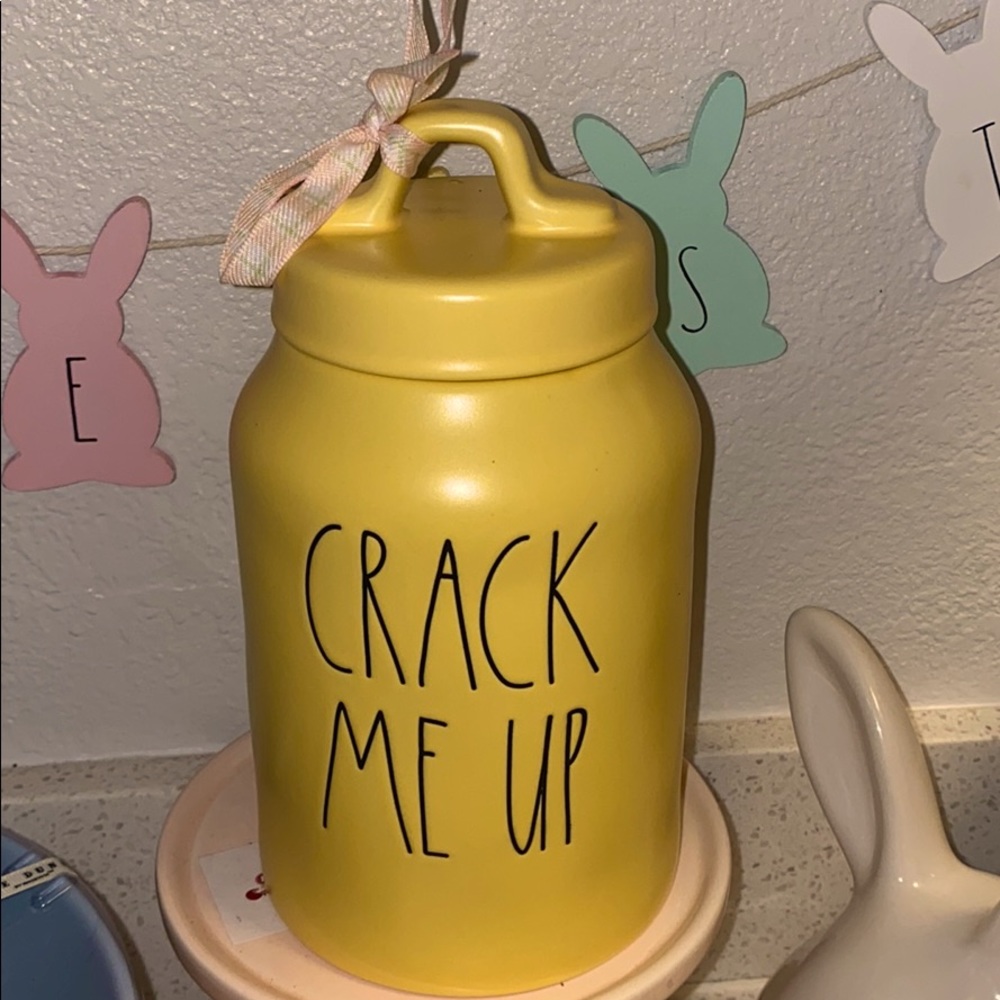 Rae Dunn Crack me Up Canister